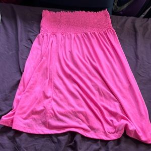 OP Juniors strapless dress cover up